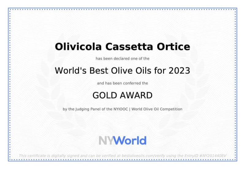 New York International Olive Oil Competition 2023