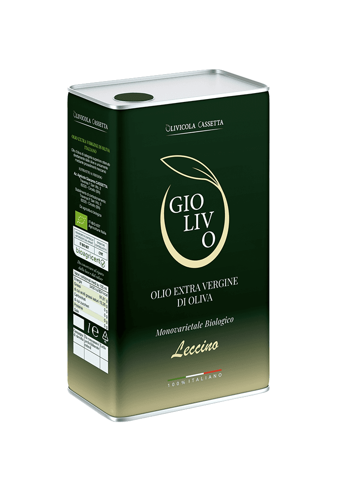 Olio Leccino BIO Giolivo – Monovarietale del Sannio