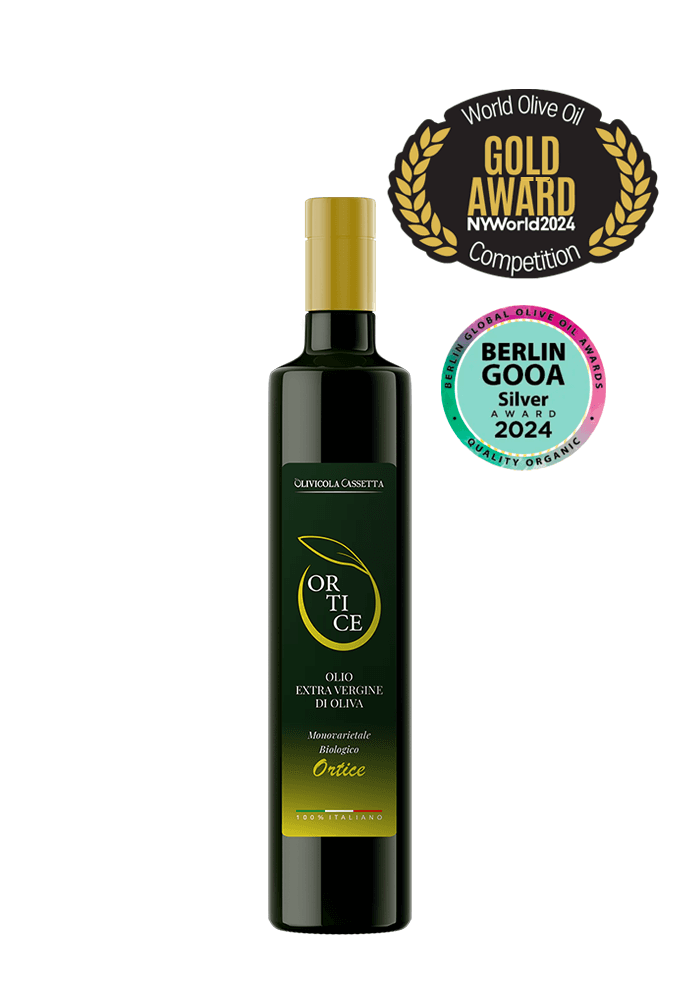 Olio extra vergine biologico Ortice di Olivicola Cassetta
